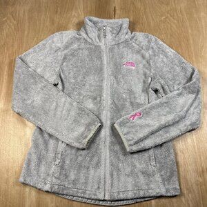 The North Face Women’s Gray Soft Fleece Long Sleeve Full Zip Up Jacket Size M